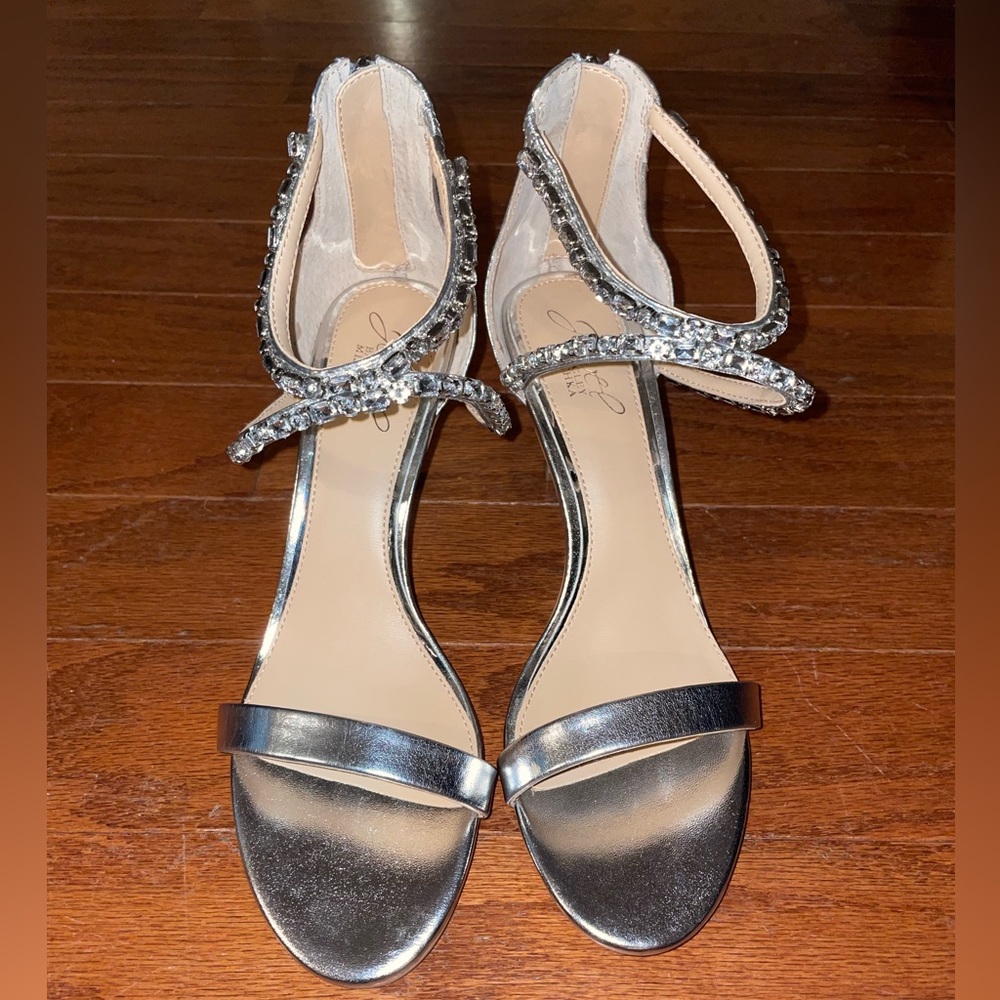 Badgley Mischka Jewel Celine Embellished Sandal - Picture 2 of 9